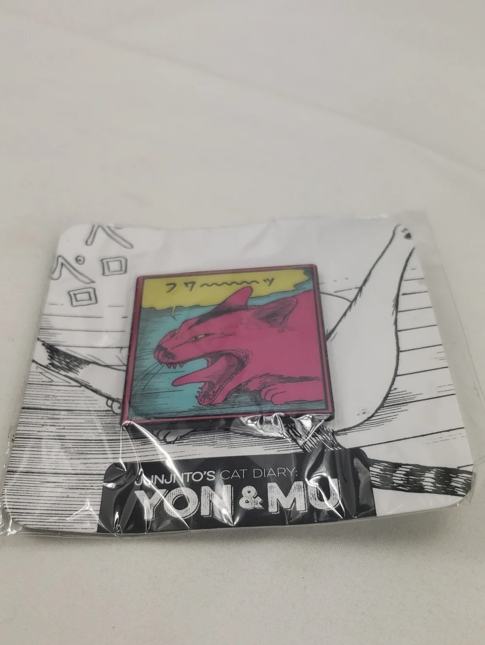 Loot Crate crunchyroll Junji Ito's Cat Diary: Yon & Mu Pin NWT